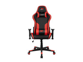 Silla gaming - Drift DR90 Pro V8, 2D (regulable en altura y anchura), Hasta 150 kg, Rojo