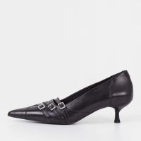 vagabond womens lykke leather kitten heeled court shoes - uk 5
