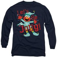 sesame street camiseta manga larga lets be jolly para mujer