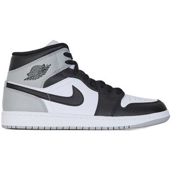 Nike Zapatillas altas Baskets jordan 1 mid barons blanc/gris para hombre