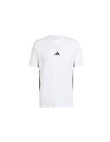 camiseta adidas 3 bandas sj hombre blanconegro