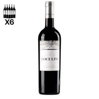 arte sabor caja de 6 botellas de vino loculto seleccion 9 ribera del duero crianza 9 meses en barrica de roble vendimia del 2023 75clx6 con 145 vol 7x7x32 cm color unico