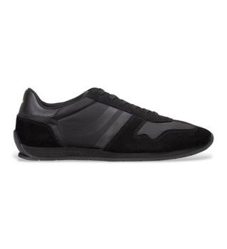 BOSS para hombre. 50562619 Zapatillas Levon negro (40), Plano, Cordones, Casual