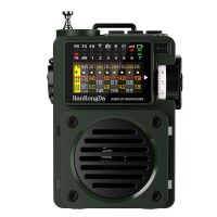 radio hanrongda hrd-700 banda completa mwfmswwb reproductor multimedia portatil de musica 110 estaciones soporta blue