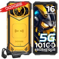 doogee s200 x edicion vip 5g telefono resistente con ia android 16 48gb 512gb smartphone pantalla trasera amoled de 132 bateria de 10100mah nfc
