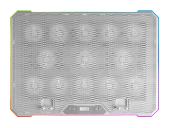 BASE DE REFRIGERACION PARA PORTATILES MARS GAMING MNBC13W CON SOPORTE DE MOVIL/TABLET 13XFANS BLACK