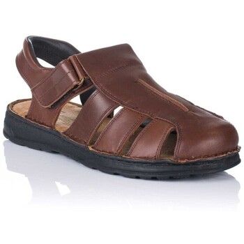 S@kut Sandalias Sandalia Franciscana de piel para hombre