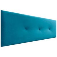dhome cabecero de terciopelo liso con botones 145x60 camas 120135140 - celeste