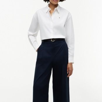 Tommy Hilfiger Camisa Ww0ww49940 Summer Poplin Boxy Shirt para mujer