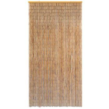 Cortina De Bambú Para Puerta Contra Insectos 100x200 Cm