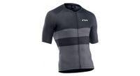 maillot de manga corta northwave blade air gris oscuro negro