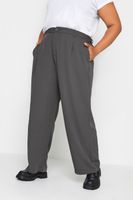 yours pantalones grises anchos  mujer curvy y tallas grandes yours