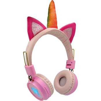 Kids Licensing - Sweet Dreams - Auriculares Bluetooth Unicornio, Sonido, Inalámbricos, Diseño Ergonómico, Ajustables y Cómodos, Ideal para Niñas, Perfectos para Regalo Niñas