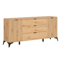 bufe 2 puertas 3 cajones 180 cm tableros de aglomerado laminados