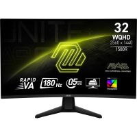 monitor msi mag 32cq6f 315 wide quad hd 180hz va curvo hdr400 05ms
