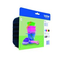 brother lc221valbpdr original ink cartridges - bkcmy multipack