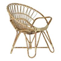 silla de jardan dkd home decor ratan 76 x 46 x 81 cm