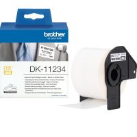 rollo de etiquetas adhesivas brother dk-11234 blanco desmontable 86 cm x 6 cm