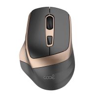 cool ergonomic raton inalambrico 3200 dpi dorado