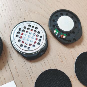 ELFINEAR Alta calidad DIY Estéreo Casco Altavoces Auriculares para Cardo,Sena,Lexin,Vimoto Trabajo con la mayoría de los comunicadoras de casco