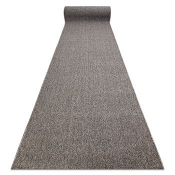 Alfombra De Pasillo Casablanca Loom Gris, Lazo, Suave Interior Y Exter 100x100 Cm