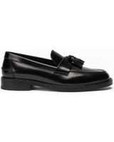 de duca di morrone mocasin duca di morrone ascaniopelle negro de cuero black