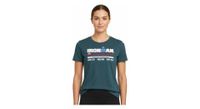 camiseta de manga corta para mujer ironman hamburg azul turquesa