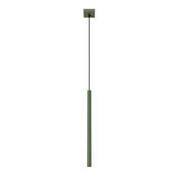 Lámpara colgante vacu verde, 1 luz
