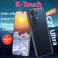 telefono inteligente k-touch c27 ultra de alta calidad 8000mah 22gb2tb pantalla hd de 73 pulgadas android 15 5g doble sim camara de 1648mp