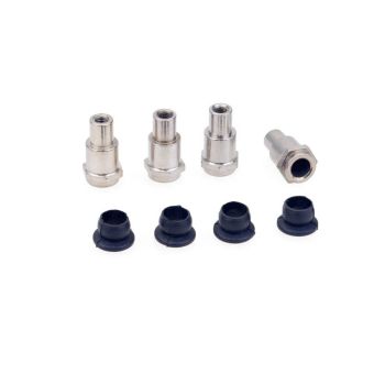 4PCS ZD Racing 8007 Buje de amortiguador con manguitos para repuestos de coche RC 9116 08427 MT8 1/8