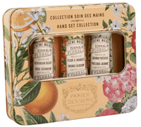 panier des sens absolutes caja metalica 3 cremas manos 30 ml