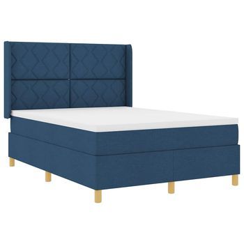 Cama Tapizada 200x160x128 Cm  - Azul