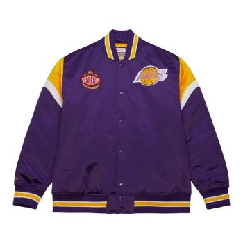 Chaqueta Baloncesto Lakers NBA Heavyweight Satin Jacket de Mitchell and Ness