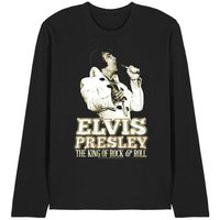 elvis presley camiseta manga larga tv33674 para hombre