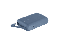powerbank - belkin bpb021hqbl 10000 mah 1x usb-c cable integrado carga rapida 20w azul