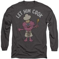 sesame street camiseta manga larga let him cook para mujer