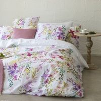 funda nordica floralink cama 180 cm - 260x240 cm algodon 200 hilos cierre con corchetes