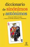 Diccionario de sinónimos y antónimos