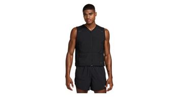 Chaqueta sin mangas nike run negro hombre
