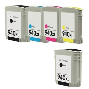 Compatible Multipack HP OfficeJet Pro 8500 A909a Printer Ink Cartridges (5 Pack) -C4906AE
