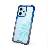 funda para movil la casa de las carcasas bumper reforzada silicona transparente degradada para oppo reno 14