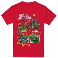 teenage mutant ninja turtles camiseta green greetings para hombre