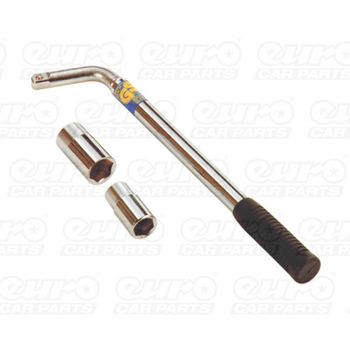 Wheel nut wrench 17/19/21/23 telescopic