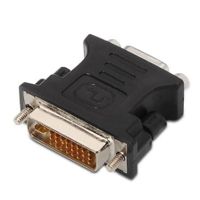 adaptador dvi a svga aisens a118-0092 245 macho a hdb15 hembra contactos oro negro
