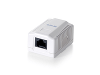 roseta de superficie categoria 6 1 hembra rj45