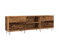 mueble tv - mesa de tv madera de ingenieria envejecida 150x30x50 cm