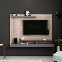 soporte de tv lawrance 157x21x120 cm color antracita madera