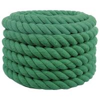 cuerda de algodon 36 mm 10 m verde 100 algodon vidaxl