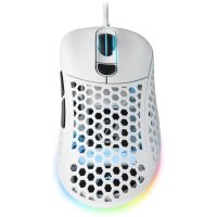 sharkoon light2 200 raton gaming rgb 16000 dpi blanco