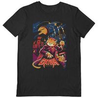 ilustrata camiseta catula para mujer